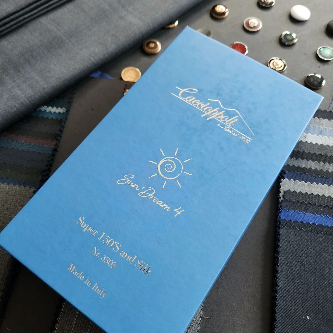 A cloth bunch book from one of our mills, photo 1 of 4