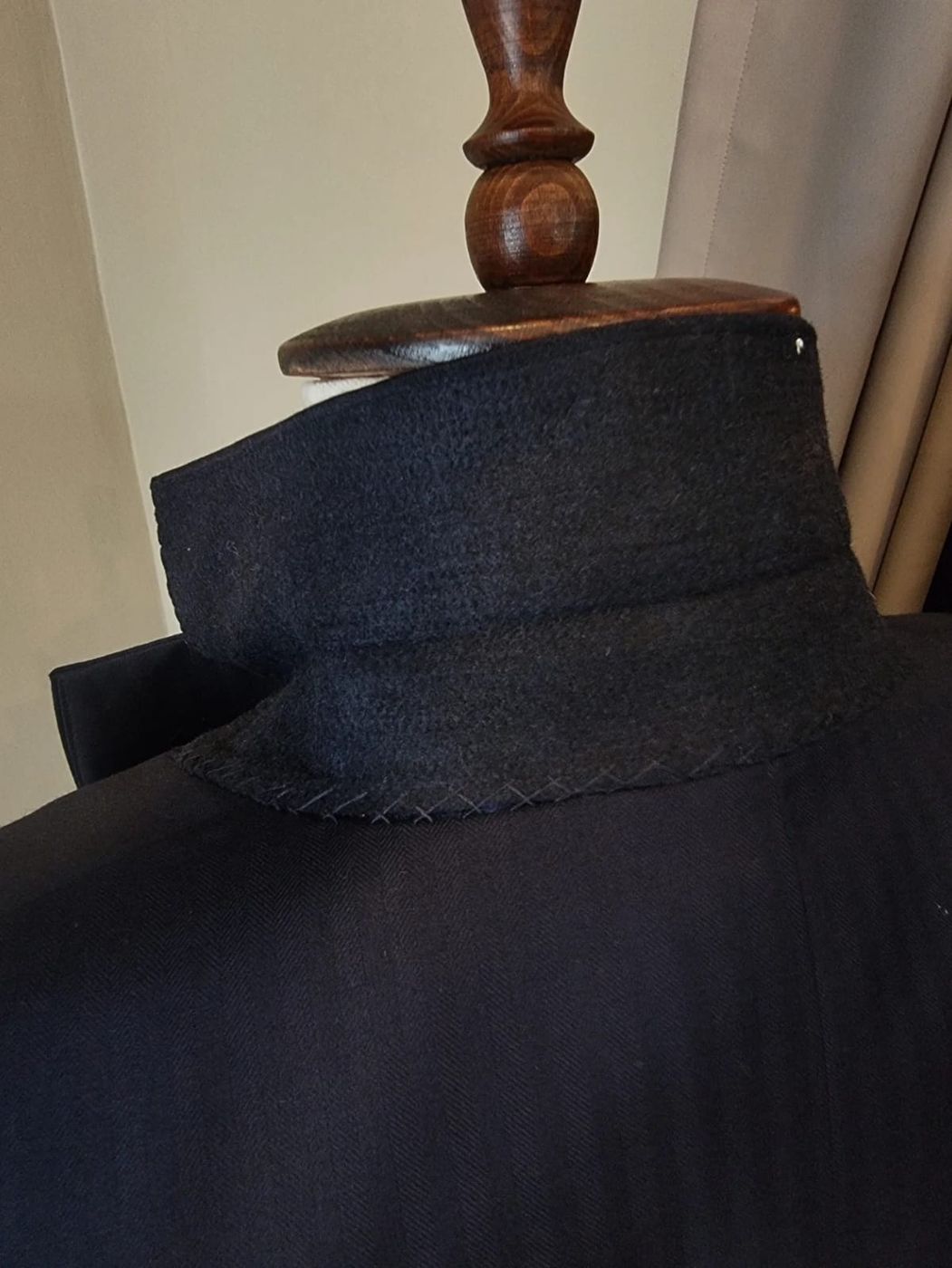 Chalk-marked cloth and basted jackets in the workshop, photo 6 of 6