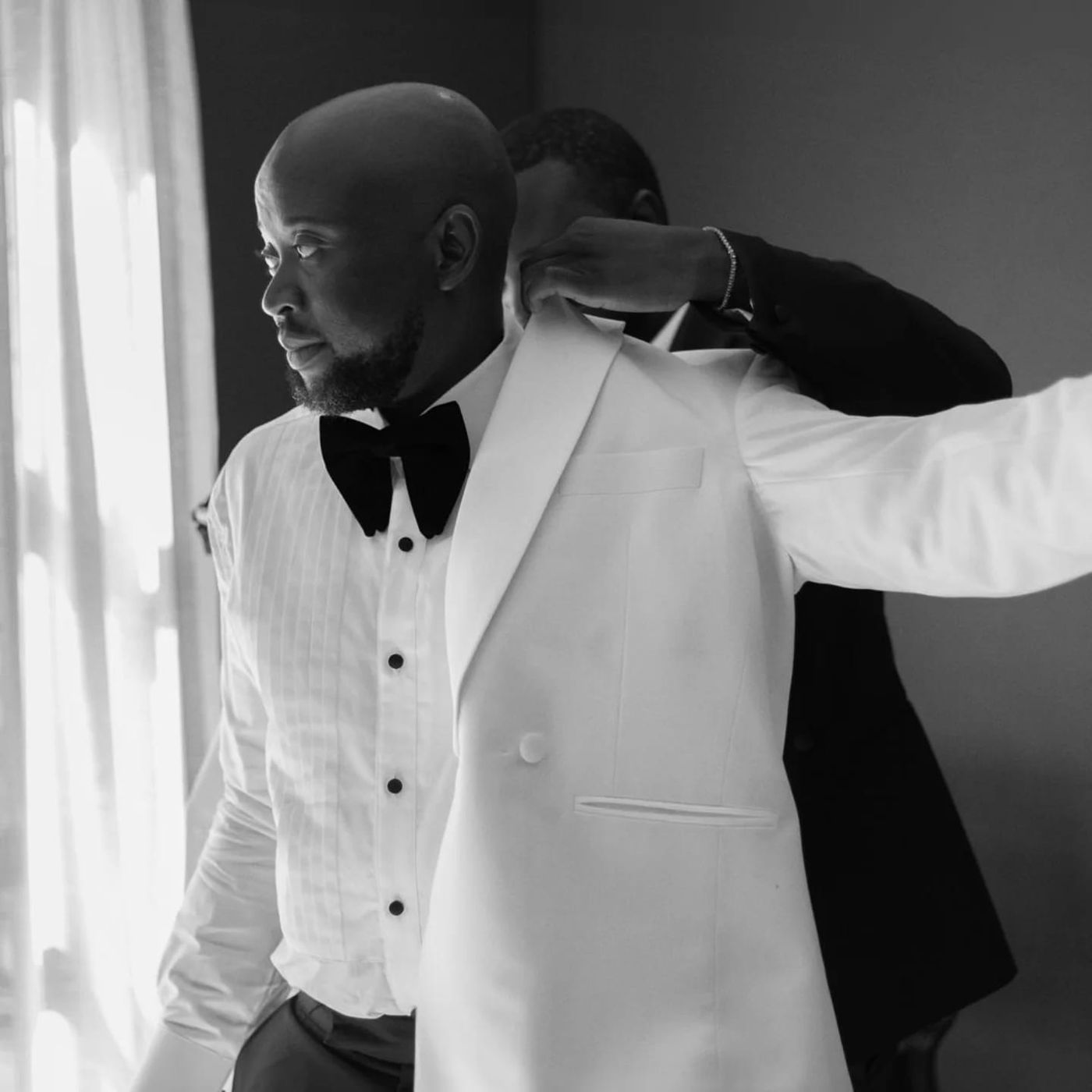 Groom in a Sicily & Savile dinner suit, photo 7 of 7